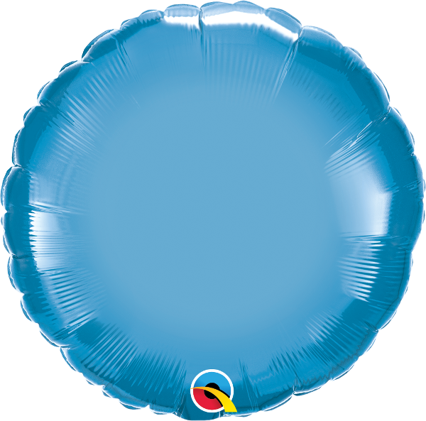 18" Rund Chrome Blue (unverpackt)