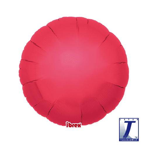 14" Rund Metallic Red (Ibrex)