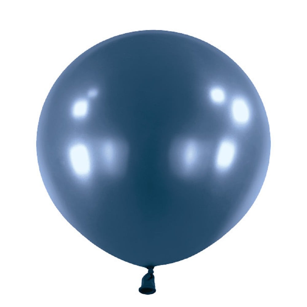 24" Metallic Navy Flag Blue (4 Stück)