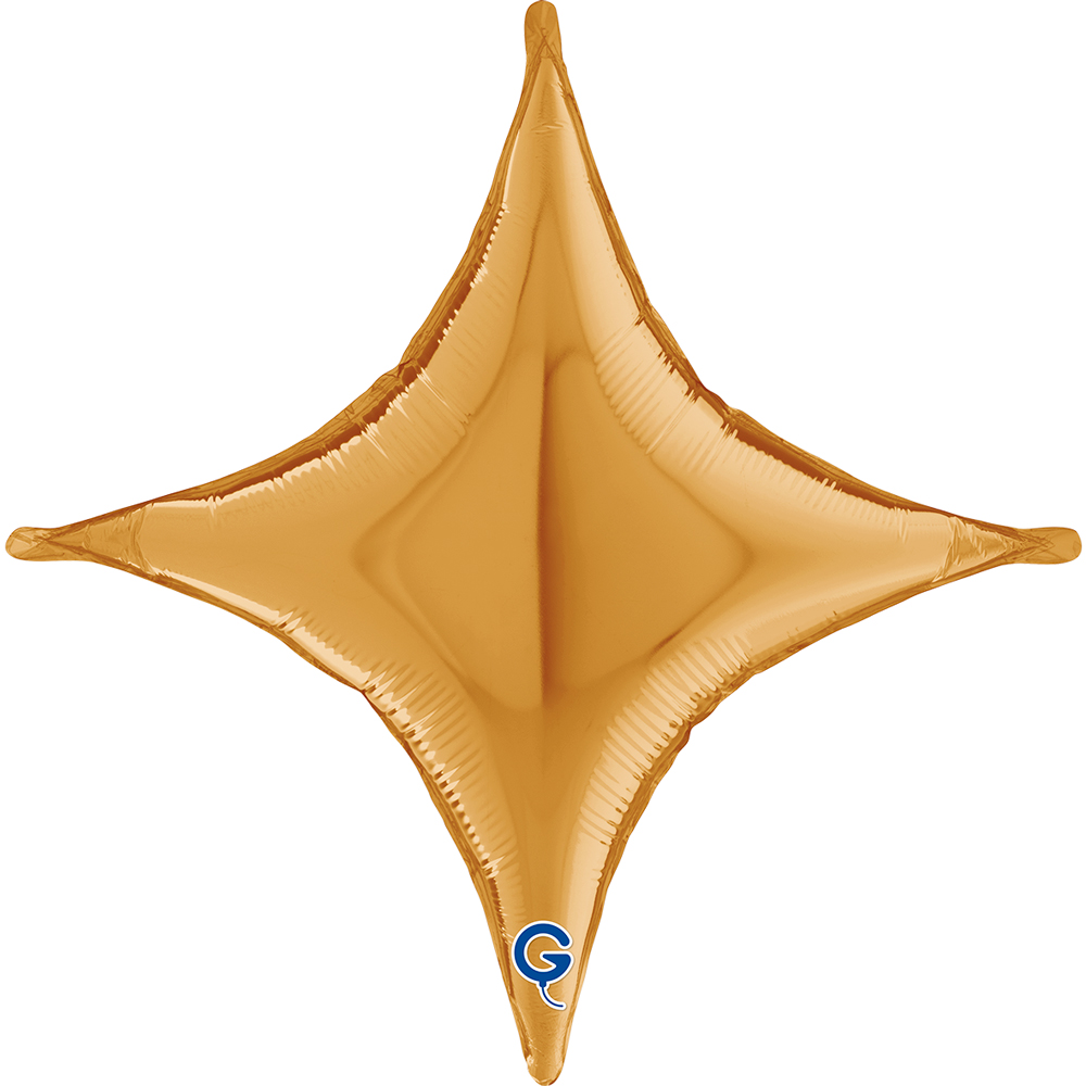 18" Deco-Concave Cross Gold (unverpackt)