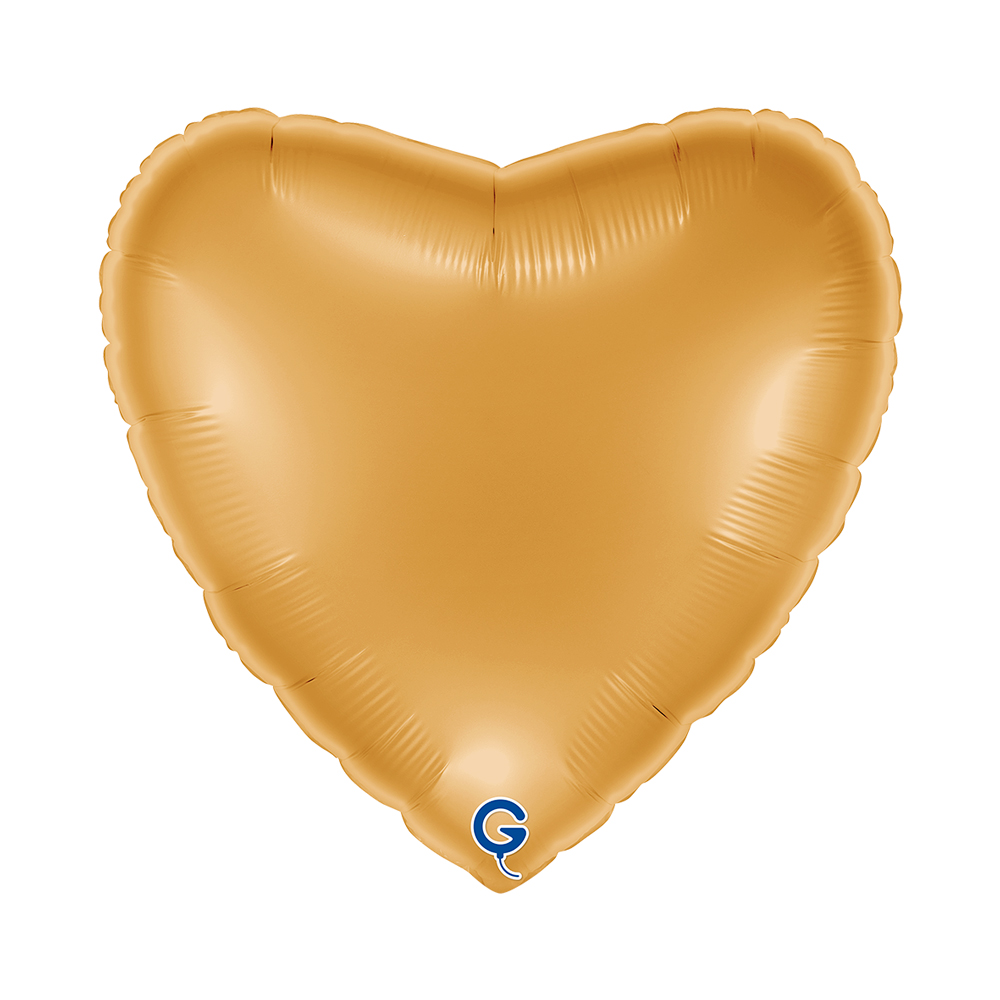 22" Herz Gold (Altgold) (unverpackt)