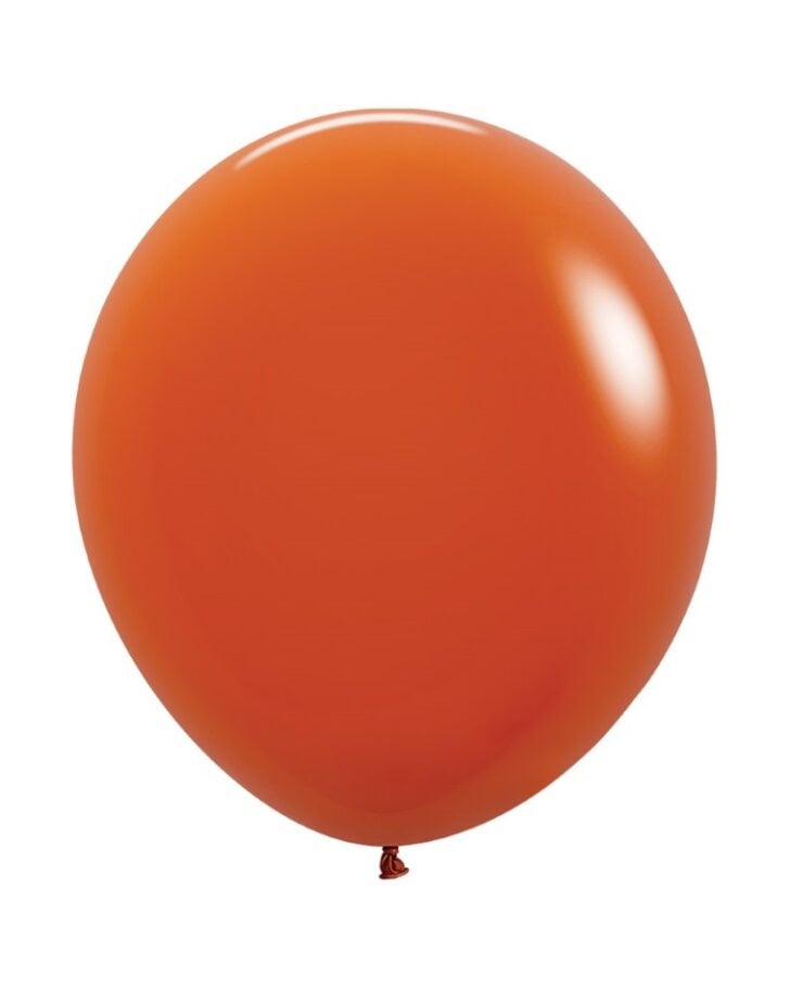 18" Sunset Orange (25 Stück)