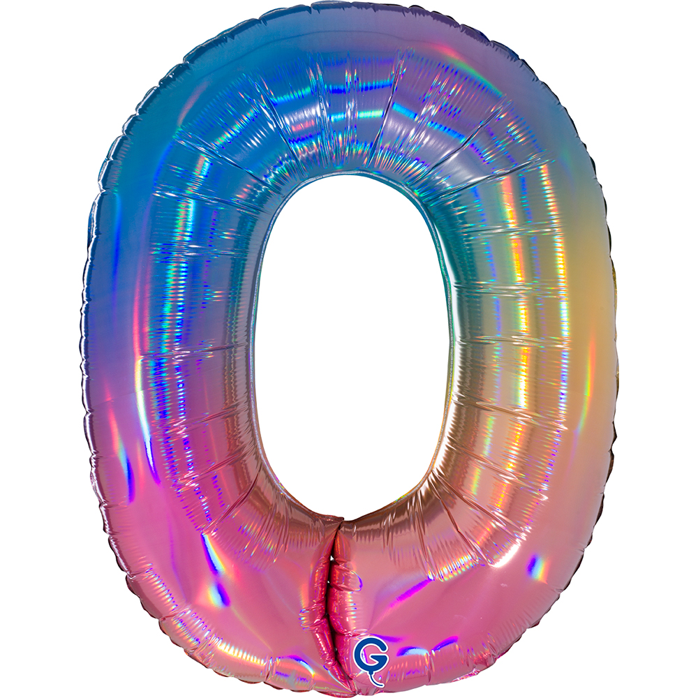 40" Folienzahl "0" Colourful Rainbow