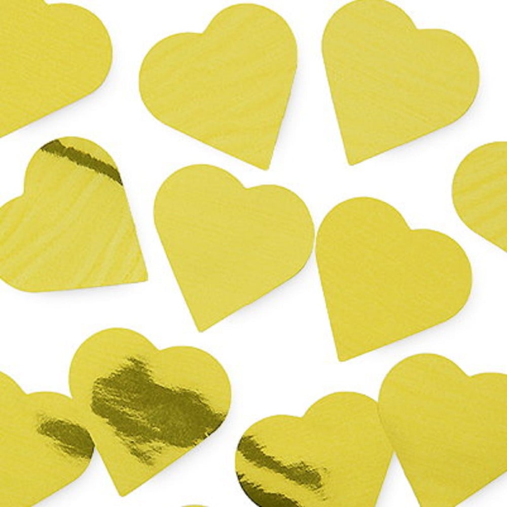 Folienkonfetti Herz 1,5cm Gold (15g)