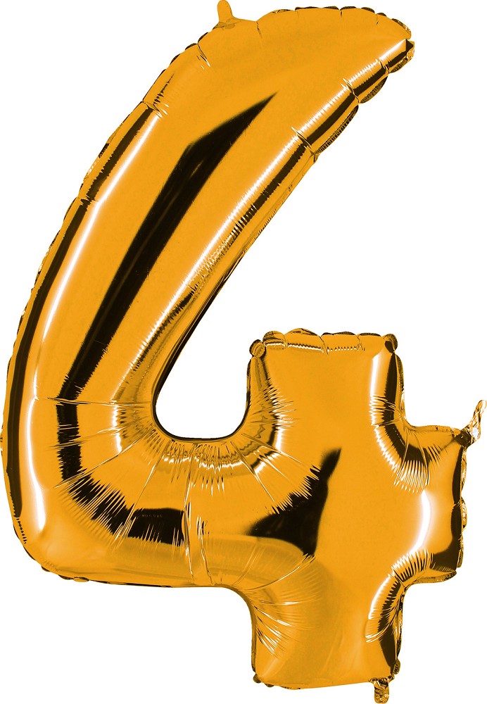 26" Folienzahl "4" Gold (Altgold)