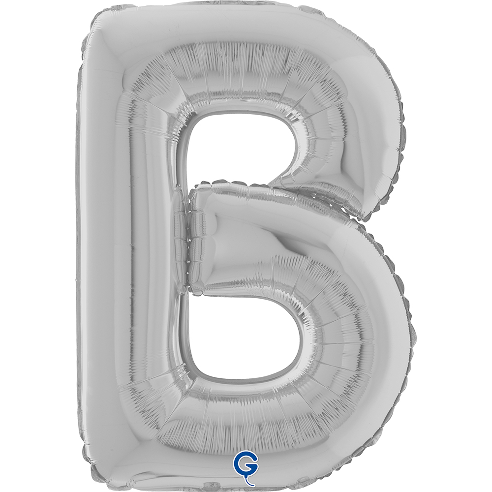 26" Folienbuchstabe "B" Silver