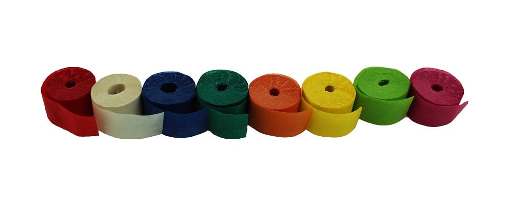 Papier Show-Streamer bunt