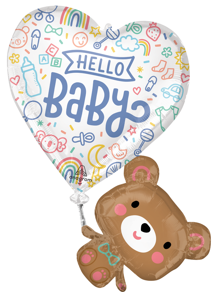 31" Sweet Baby Shapes Hello Baby