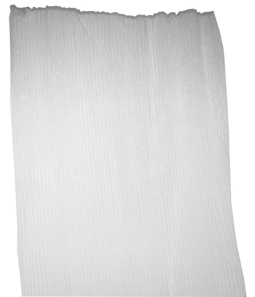 Organza plisse weiss 1,8m