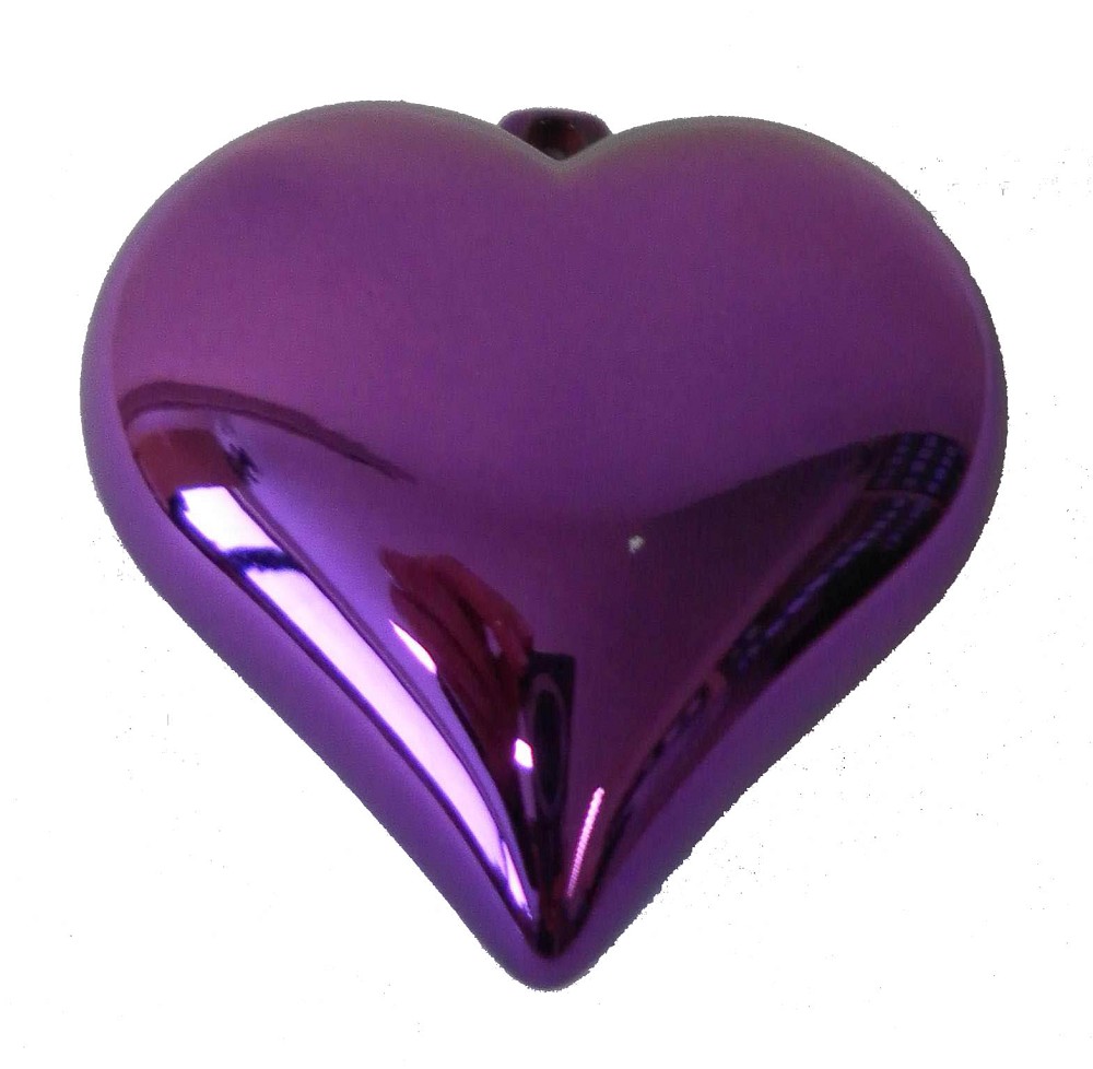 Ballongewicht Herz lila (17 Stück pro Beutel)