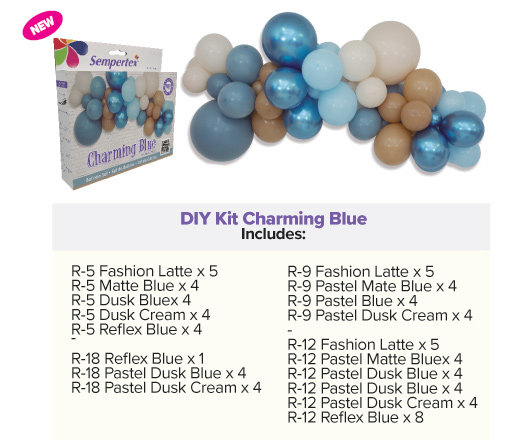 DIY Balloon Kit - Charming Blue DIY Balloon Kit - Charming Blue