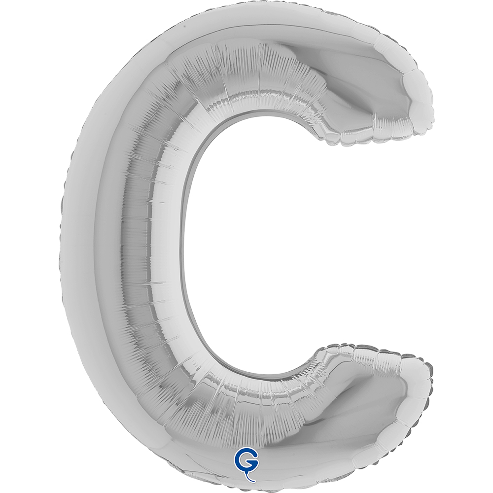 40" Folienbuchstabe "C" Silver