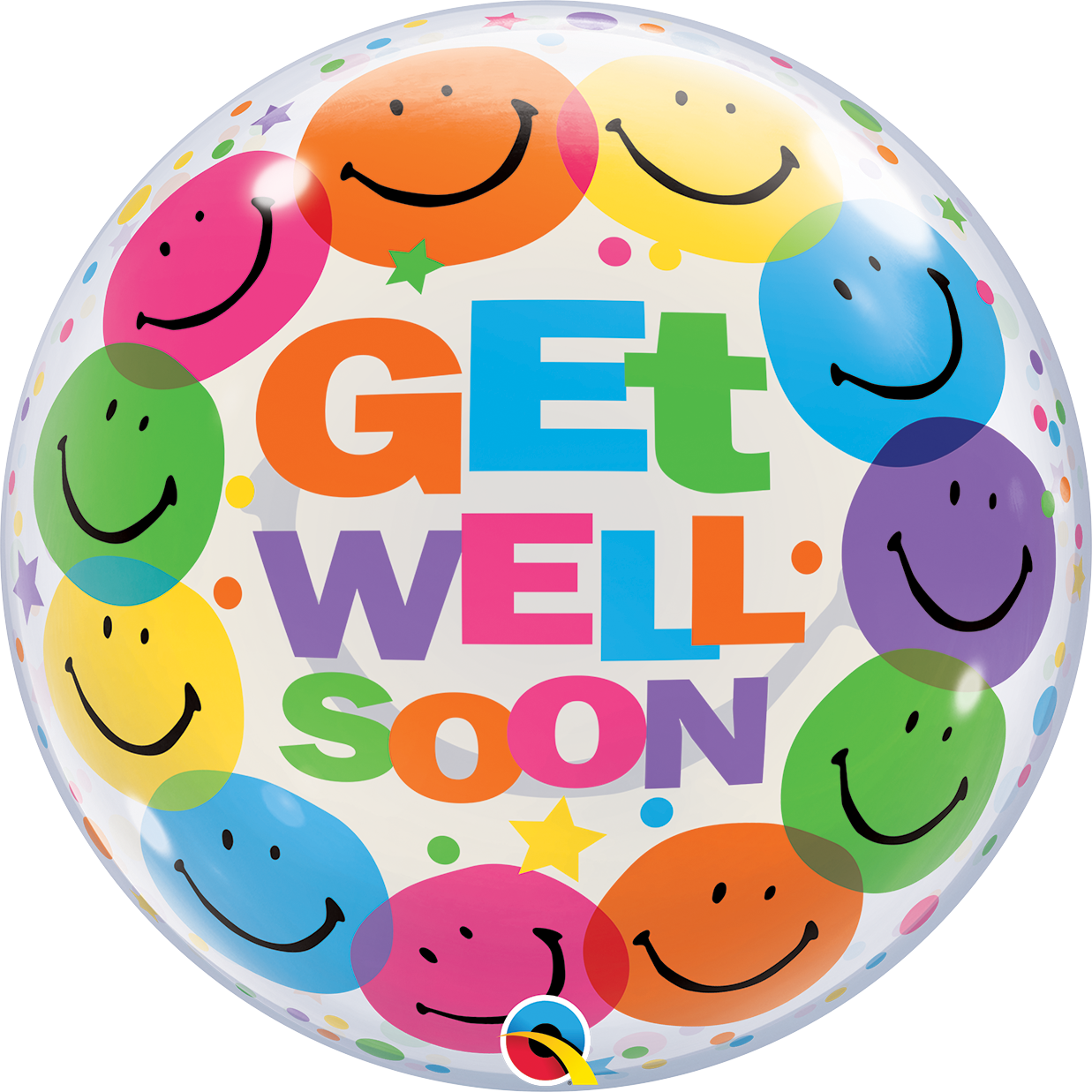 22" Single Bubble Get Well Soon