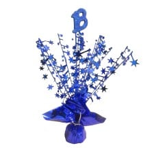 Tischdeko/Ballongewicht "18" - blau