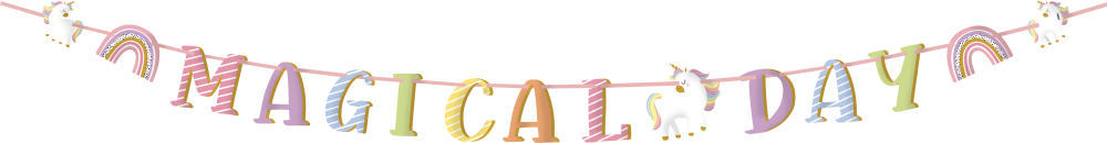 Magical Day Banner (6 Stück)
