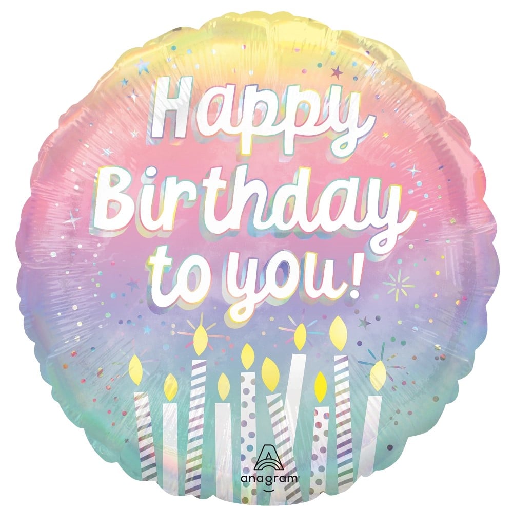 18" Pearlized Birthday