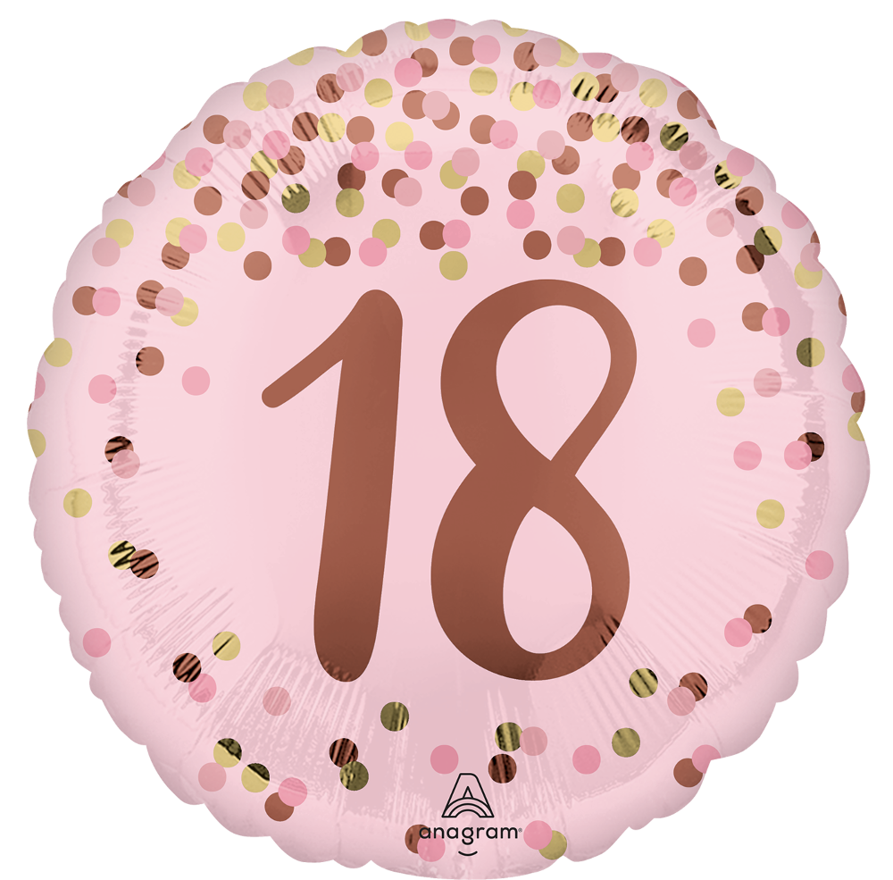 18" Pretty Pink 18th Birthday