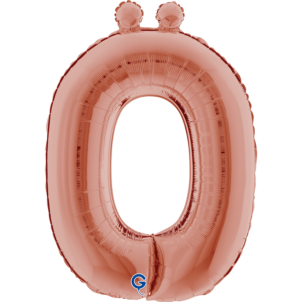40" Foilballoon Letter "ö" Rose Gold