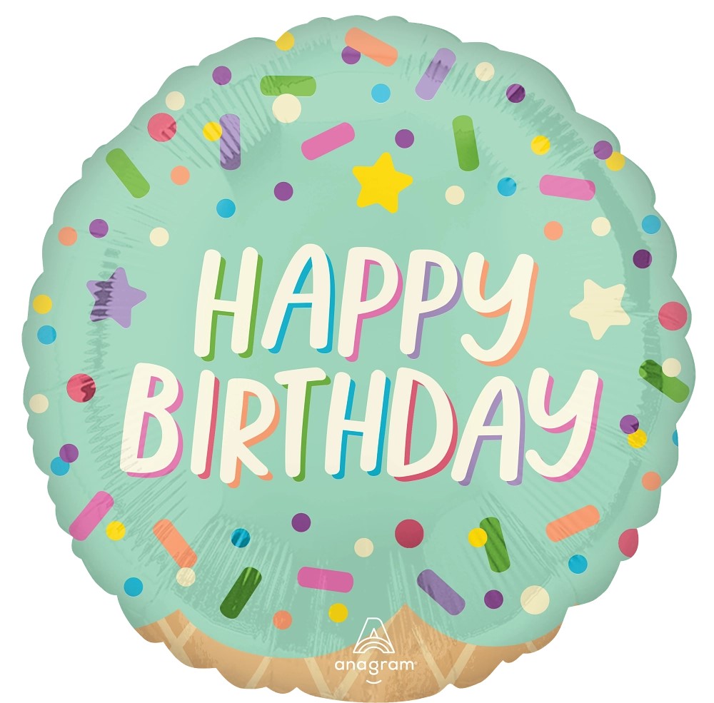 18" Ice Cream Party Birthday