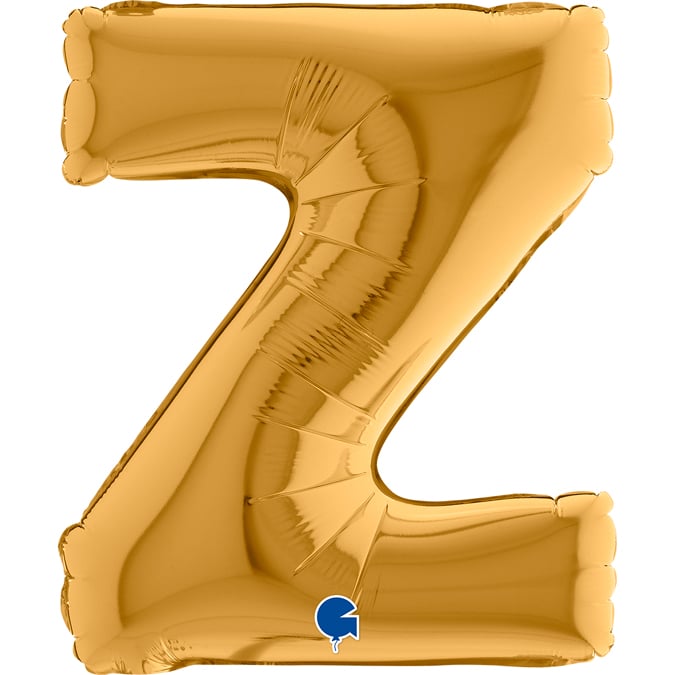 14" Folienbuchstabe "Z" Gold (Altgold)