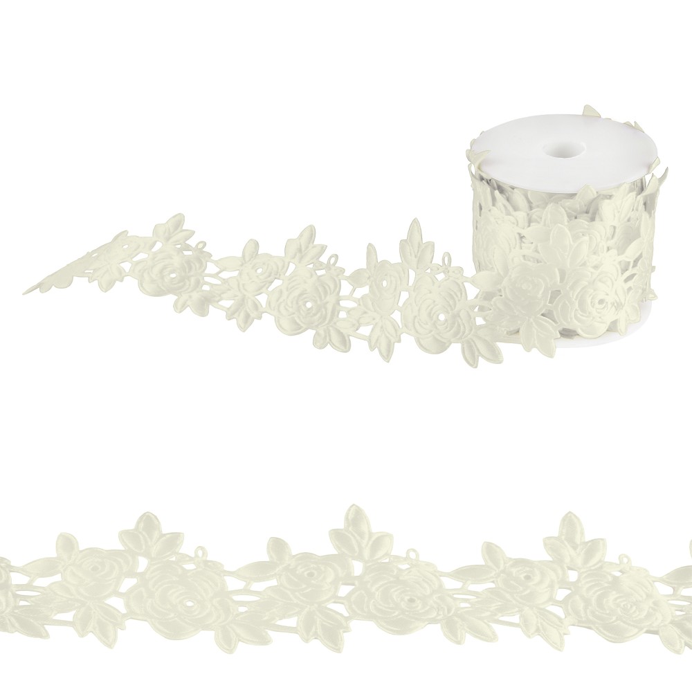 Rosenrankenband 5m creme