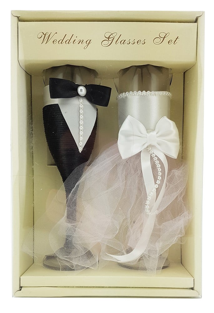 Hochzeitsgläser Braut/Bräutigam