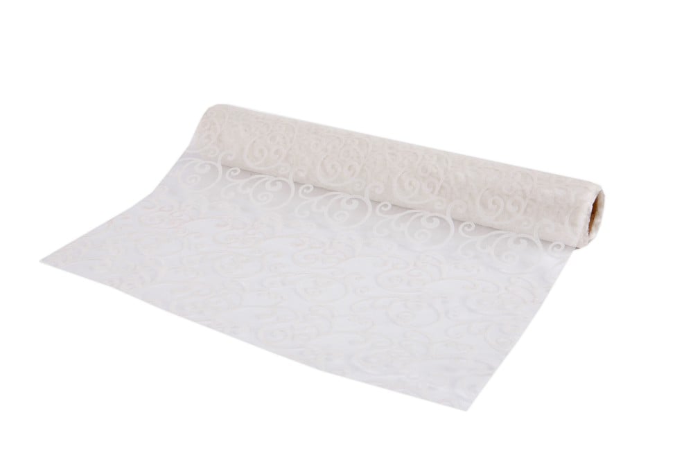 Organzaband "Filigree" creme (36cmx5m)