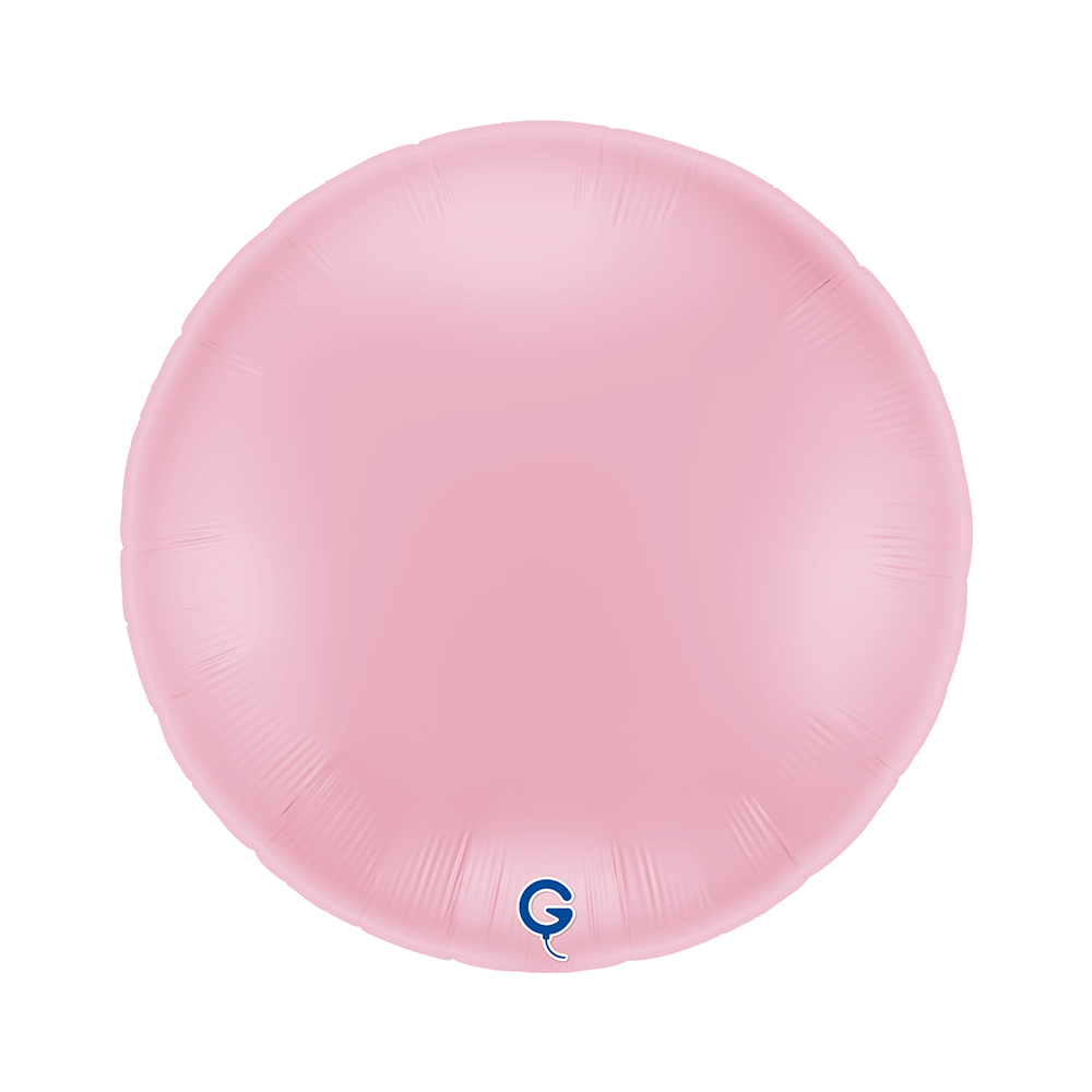 36" Rund Pastel Pink (unverpackt)