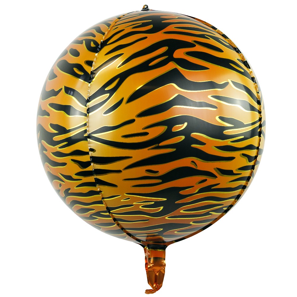 22" Deko-Kugel Tiger (mit Ventil)