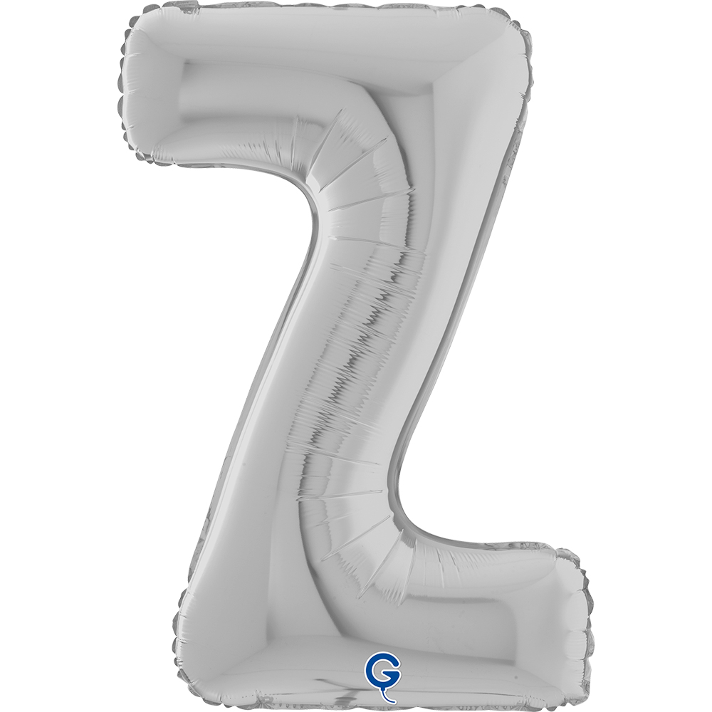 26" Folienbuchstabe "Z" Silver