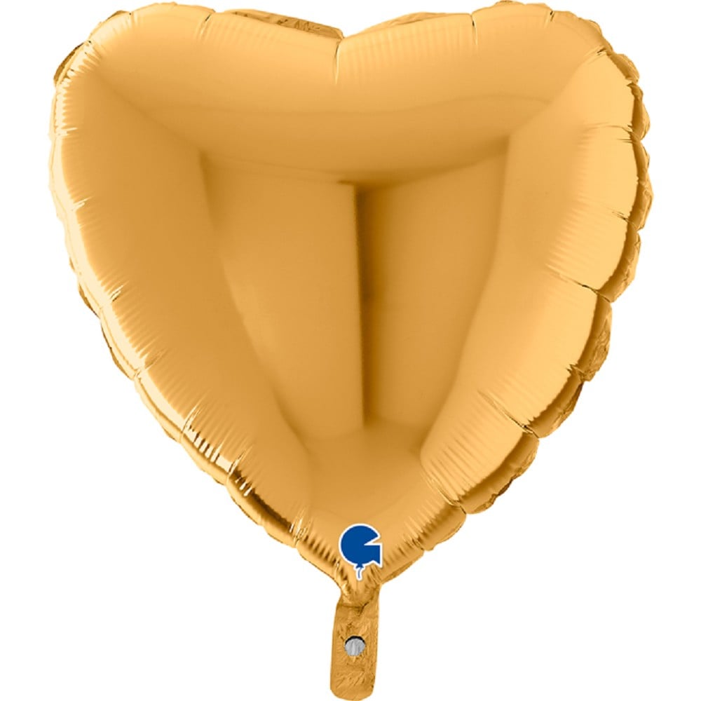 22" Herz Gold (Altgold) (unverpackt)