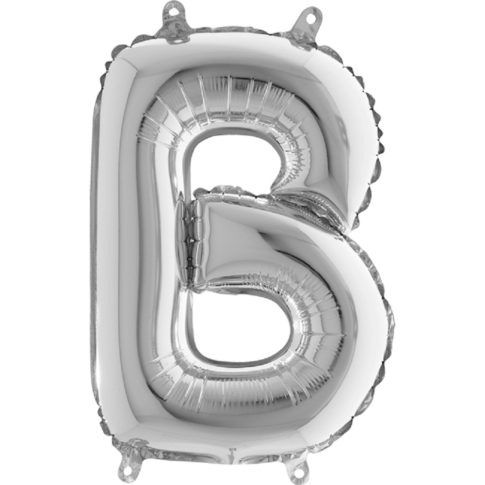 14" Folienbuchstabe "B" Silver