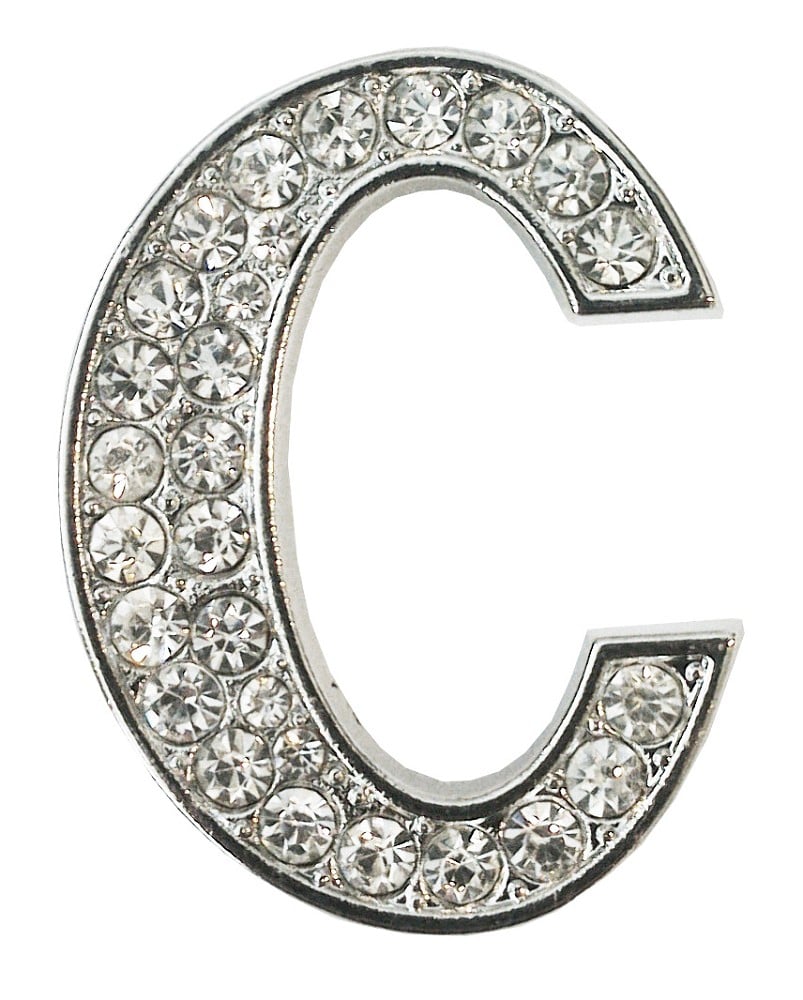 Strass-Buchstabe C (3,5cm)