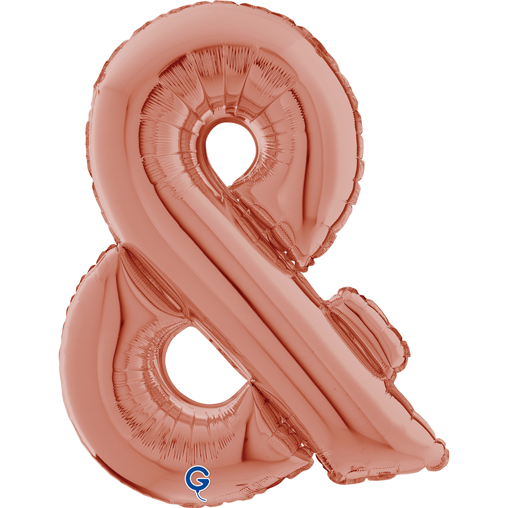 26" Symbol "&" Rosé Gold