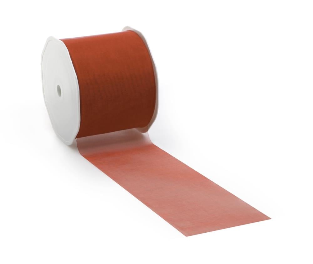 Organzaband 70mm Rot (25m)