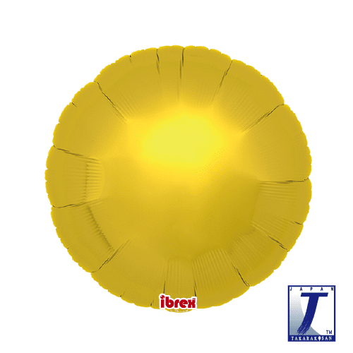14" Rund Metallic Gold (Ibrex)