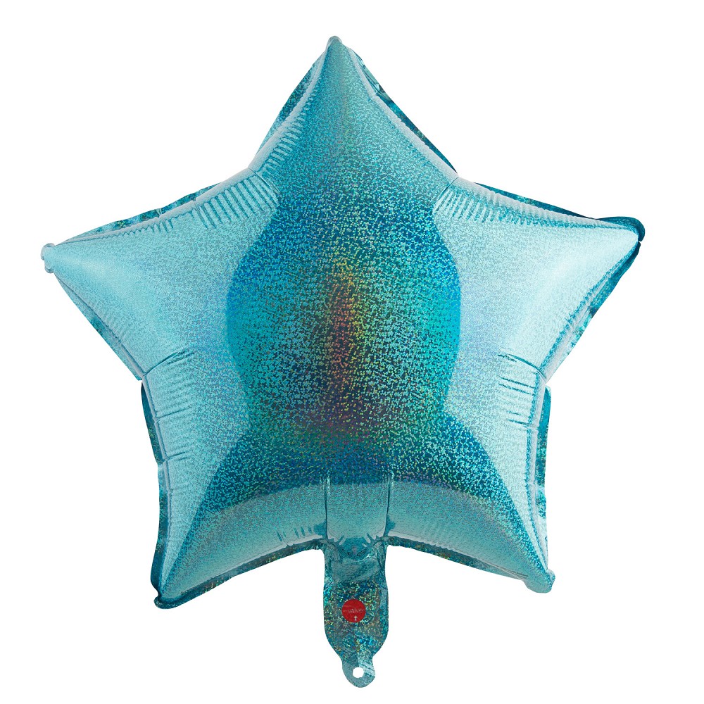 18" Stern Holographic Baby blau