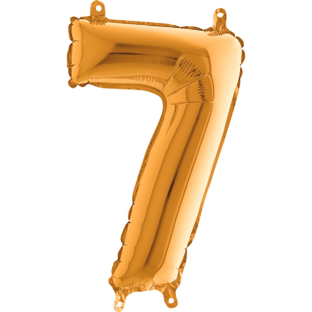 14" Folienzahl "7" Gold (Altgold)