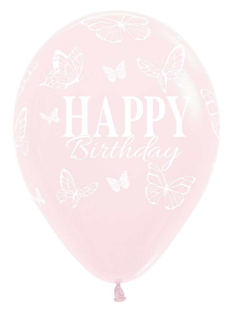 12" Happy Birthday Enchanted Butterflies (25 Stück) 12" Happy Birthday Enchanted Butterflies (25 Stück)