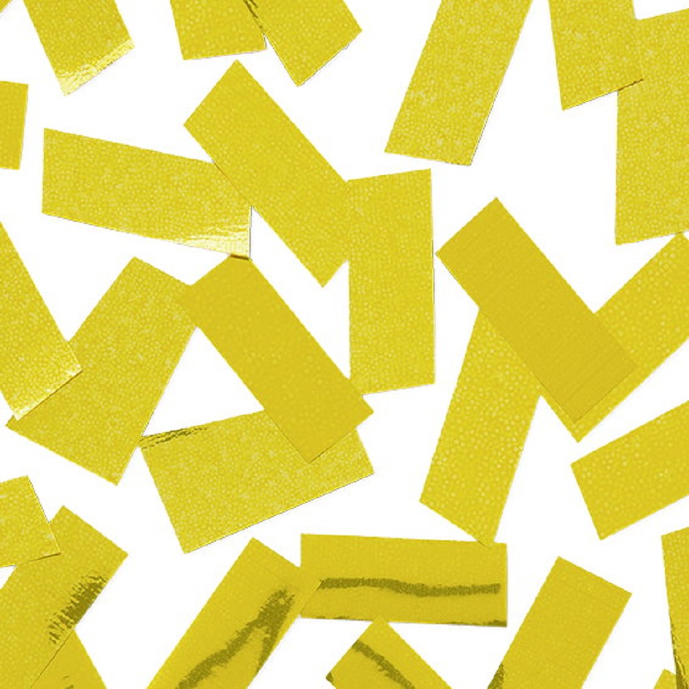 Konfetti Streifen 2,5cm Gold (1kg)