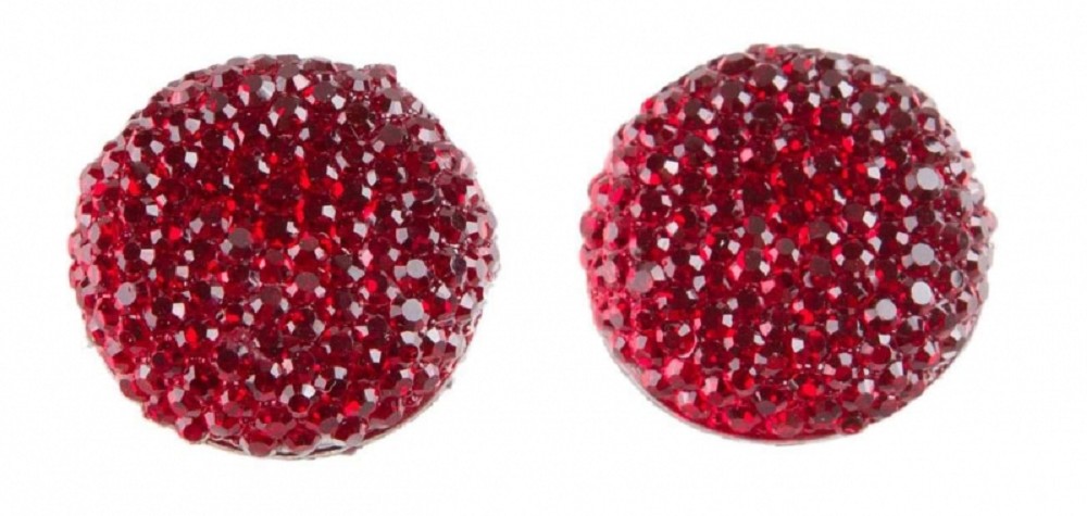 Strass rund rot 30mm
