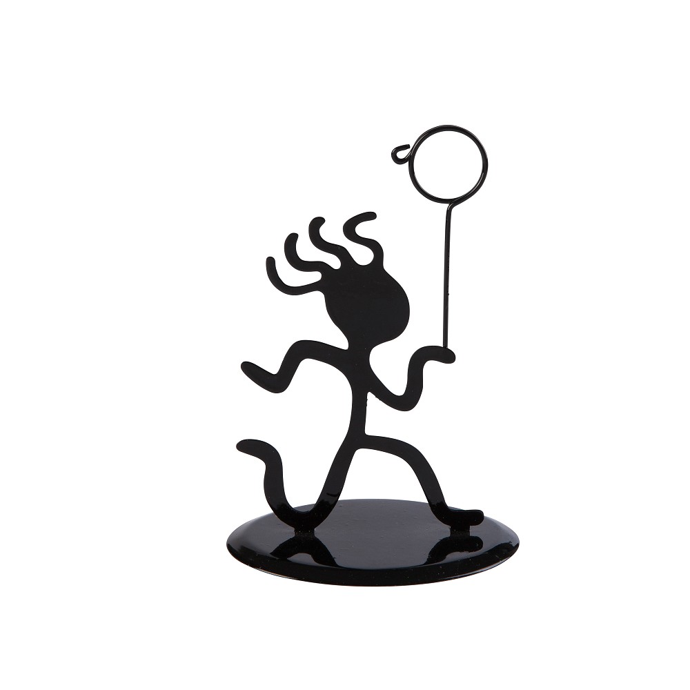 Kartenhalter "Figur" - schwarz