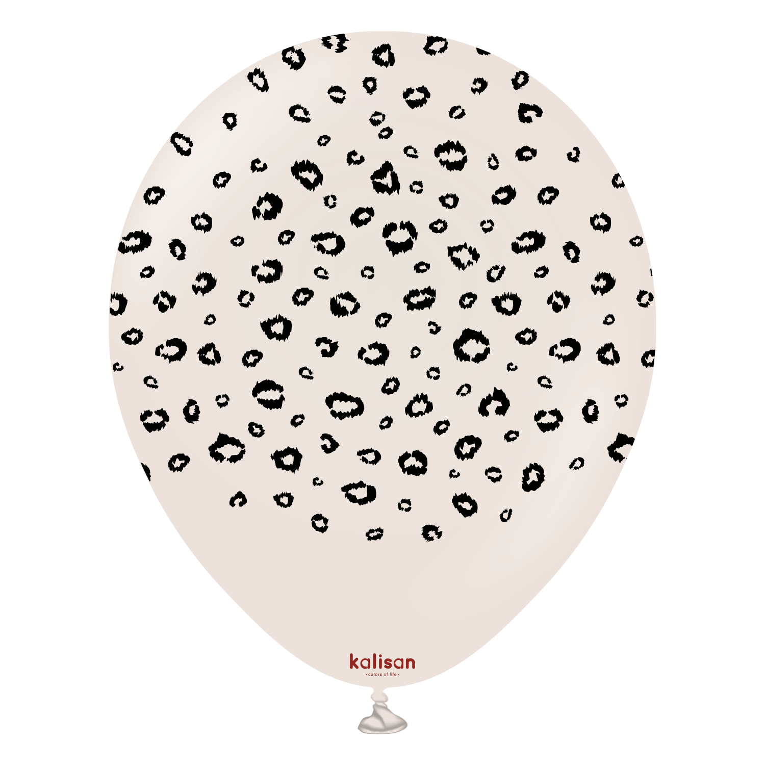 12" Safari Leopard White Sand - Black (25 Stück)