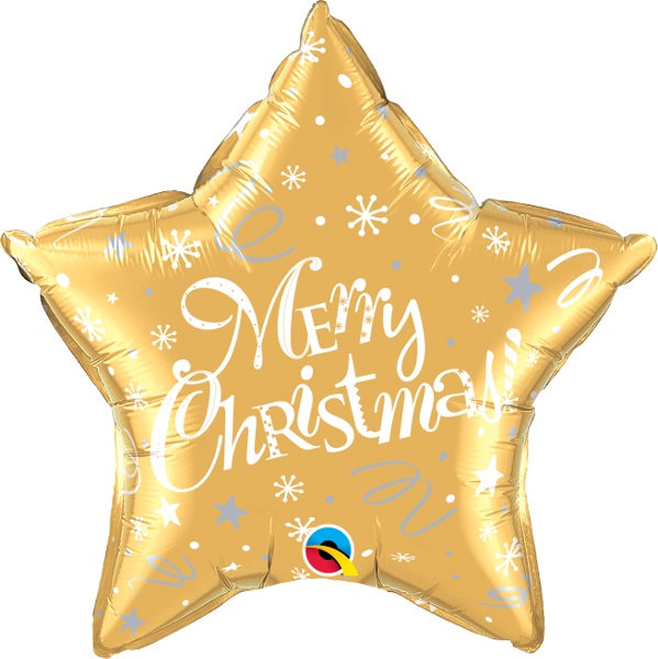 20" Merry Christmas! Festive Gold
