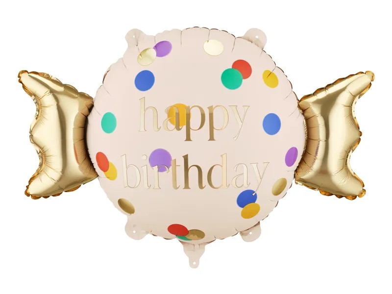 24" Bonbon Happy Birthday (61x37 Cm)