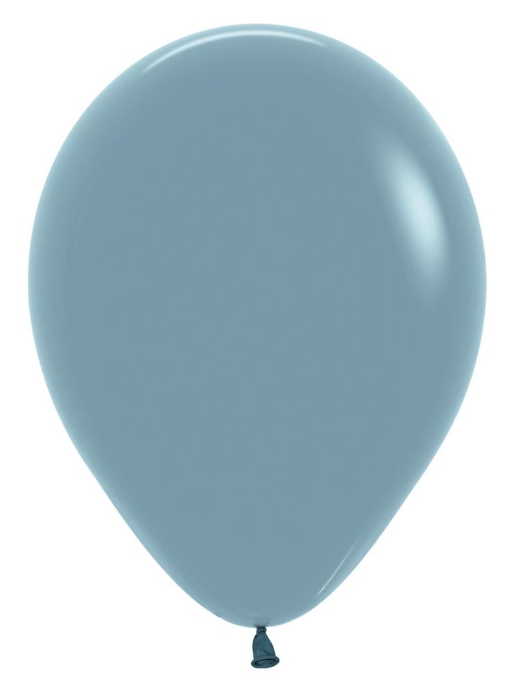 12" Pastel Dusk Blue (50 Stück)