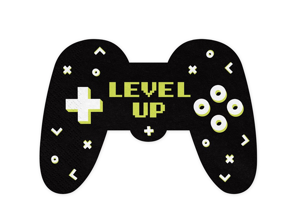 Servietten - Controller - Game Coll. - 11x16cm - 12 Stk.