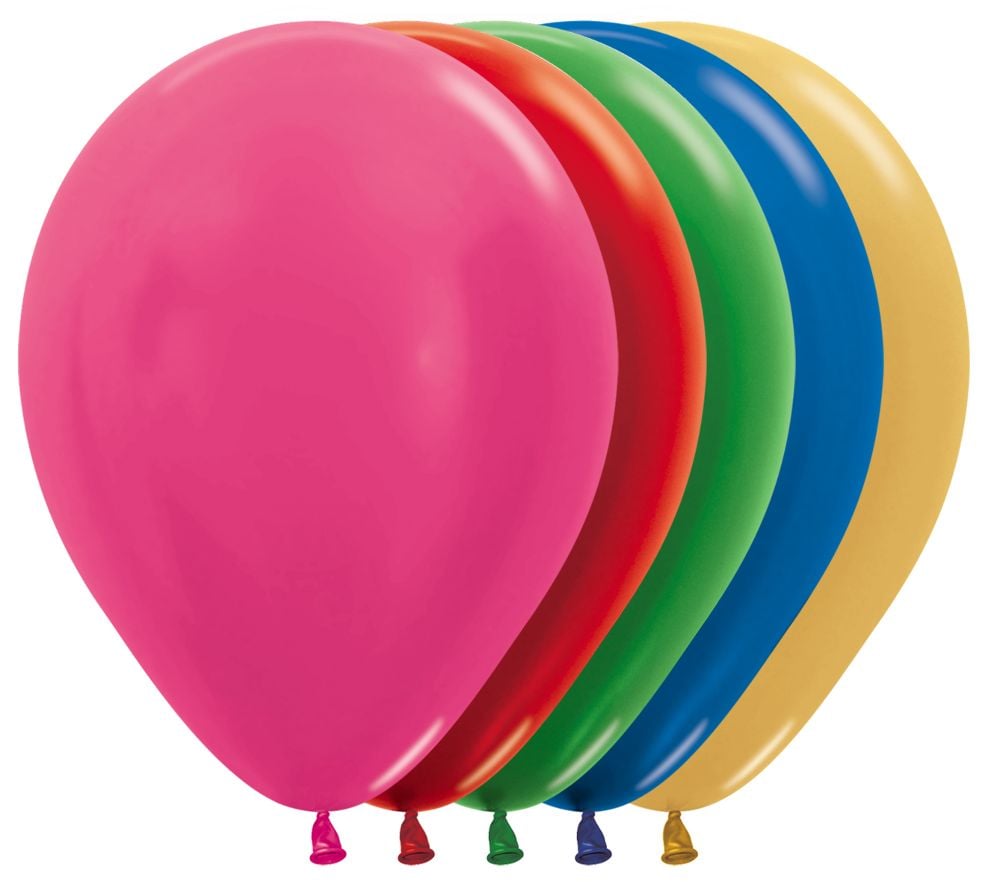 12" Metallic Assorted (50 Stück)