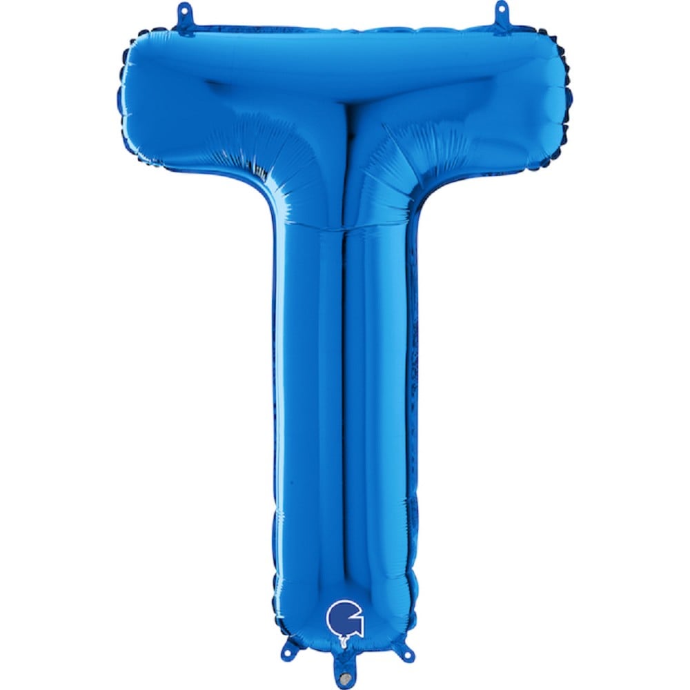 26" Foilballoon Letter "T" Blue
