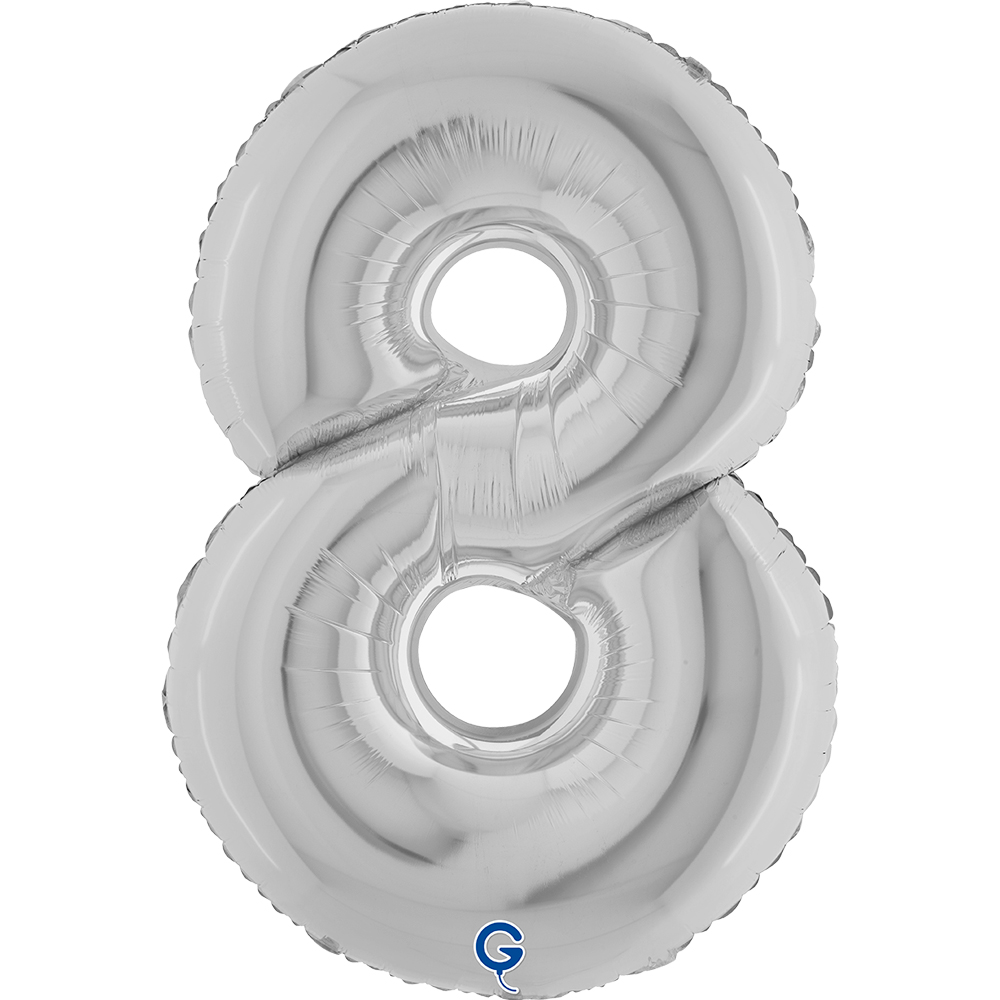 40" Folienzahl "8" Silver